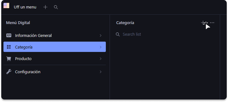Crear nueva categoría